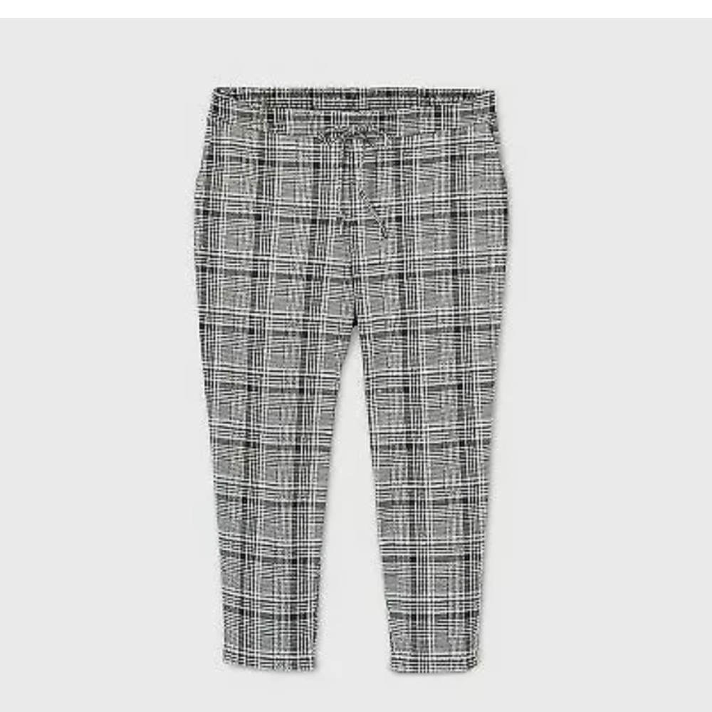 AVA & VIV Black/ White pants 2X